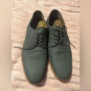 Johnston & Murphy  Sheepskin Mens Classy Blue J & M Flex Sole Oxford Shoes 11.5